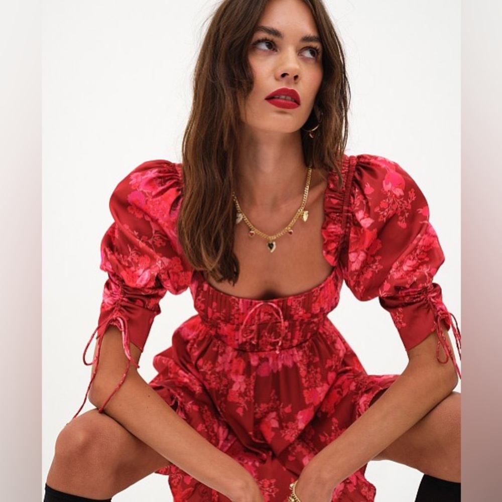 For Love & Lemons Alia Mini Dress - Picture 3 of 10